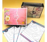 1pc Sea Shell Dies (1-6in X 8in DIY Album Metal Die Set)