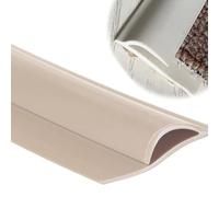 1pc Self-Adhesive PVC Carpet to Tile Transition Strip - Durable and Customizable Edge Trim for Smooth Flooring Transition(Beige,Length 5m(16.5ft))