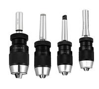 1pc Self-Tightening Morse Drill Chuck for MT2 MT3 MT4 MT5 R8 C10 C12 C16 C20 B10 B12 B16 B18 B22 - Ideal(MTA3-B16 (1-13mm))