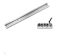 1pc SGR20 Built-in Dual-axis Linear Guide 60mm SGR20N Rail+1PC SGB20 SGB20N Roller Block for CNC Parts Diy Woodworking Machinery(SGB20N-4 with lock,650mm)