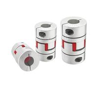 1pc Shaft Coupling 40/45mm O.D. Aluminium Plum Motor Connector Flexible Coupler CNC Machine Servo Stepped Motor OD x Lx H(45 x 55 x 14mm)