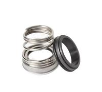 1Pc Shaft Seal 155 Series Fit 10-24mm 25-40mm CE-CA-NBR Mechanical Shaft Seal with Single Coil Spring for Circulation Water Pump(19mm)