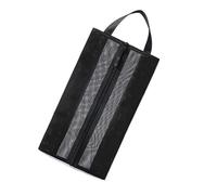 1Pc Shoe Packing Organized with Reinforced Handle and Zippered Breathable Shoe Storage Hollow Out for Travel and Fitness Quick Grab Handle Bag