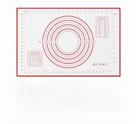 1Pc Silicone Baking Mat, 50x70cm Non-Stick 0.4mm Pastry Mat with Ears | Non-Slip Dough Kneading Mat, Food Grade, BPA Free, Heat Resistant, Reusable, Measurement, Pie Bread Pizza Fondant Cookies