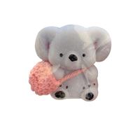 1pc Silicone Fuzzy Koala Cartoon Pinching Joy Squishy Toy Stress Release Hand Relax Decompression Toys（Random Color）
