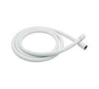 1pc Silicone Shower Hose 1.5/2M Flexible Bath Tube Explosion Proof Plumbing(Silver-1.5m)