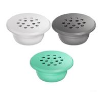 1PC Silicone Sink Overflow Cover Self-Adjusting Valve Debris Filter Soft Press-Fit Stopper for 22mm-28mm Bathroom or Kitchen Flexible Auto-Seal Fits Multiple Colors Easy Installation(Gray)