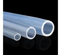 1pc Silicone Tube Hose Transparent Food Grade Tasteless High Temperature Resistant Water Dispenser Peristaltic Pump Household(ID9x OD13mm)