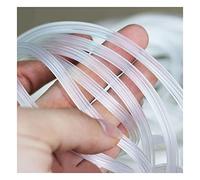 1pc Silicone Window Sealing Strips (4.0-5.5mm) - 5M Long for Aluminum Alloy Sliding Screens - Transparent/Black Options(Transparent 4.8mm)