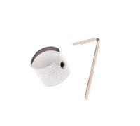 1pc Silver Bk Gold Metal 6mm Electric Bass Tone Volume Potential Knob Guitar Accessories Guitar Knobs For Adult Beginners(Silver)
