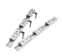 1pc Silver Built-in dual-axis linear guide SGR10 28mm Width 500mm 600mm 800mm 1000mm SGB10 block cnc 3D Printer Parts(SGB10-3 LOCK,Only 1pc SGB10 block)