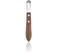 1Pc Silver Cocktail Channel Knife with Walnut Wood Handle Stainless Steel Bar Tool for Garnish, Citrus Zesting and Peeling,Graters,Peelers and Slicers,Zesters,Kitchen Utensils and Gadgets,Zesters