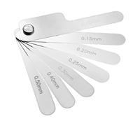 1Pc Silver Dental Orthodontic Interproximal Enamel Reduction Stainless Steel Ipr Gauge Ruler 0.1-0.5 Mm, Metric and Imperial Measuring Tool, Personal Orthodontic Supplies, Health and Household Oral