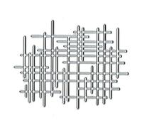 1Pc Silver Irregular Lines Metal Cutting Dies for Card Making, Paper Embossing Die-Cuts Sets, DIY Scrapbooking Photo Album Arts Crafts Templates, Stencils for Holiday Christmas Decoration,Scrapbooking