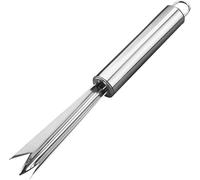 1Pc Silver Pineapple Eye Peeler Remover Tool,Multipurpose Pineapple Eye Clip,Pineapple Eye Cutter V Shape Stainless Steel Pineapple Eye Peeler Remover for Home Kitchen Fruit Tool Peelers Slicers