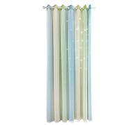 1pc Simple Gradient Hollow-out Star Pattern Layer Blackout Insulation Curtain for Bedroom Living Room