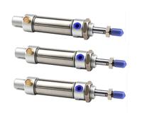 1pc Single-Acting Stainless Steel Mini Cylinder Single-Acting Spring Ejection MTA32*25/50/75/100/125/150/175/200(MTA32X175)