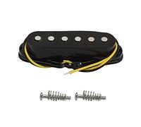 1pc Single Coil Pickup Guitar Bridge 55mm Alnico 5 Magnet 6-7k for Electric Parts Yellow