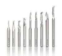 1pc Single Flute Milling Cutters 8mm Shank HSS Carbide Spiral End Mill For Aluminum CNC Tools CNC Engraving Bit Carving Bit-1pc 8x6x14x60