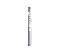 1pc Single Flute Spiral Carbide End Mill Router Bit for Wood Reusableplastic Acrylic(5x28x55)