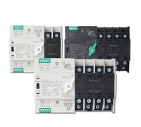 1pc Single Phase Din Rail ATS 220V Dual Power Automatic Transfer Electrical Selector Switches Uninterrupted 2P 63A 100A 125A(2,125A)