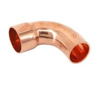 1pc Single Socket 54mmx1.5mm ID Weld Socket End Feed Solder Long Radius Elbow 90 Pipe Fitting