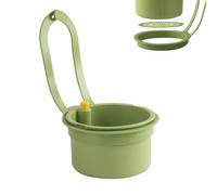 1Pc Sink Strainer Basket, Colander with Handle, Adjustable Pasta Strainer Mess Trash Disposal, Durable Colander for Kitchen Waste Collector Easy Installation and Removal(Green)