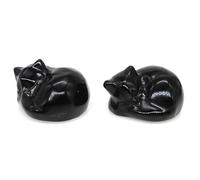 1PC Sitting Cat, Sleep Cat Natural Crystal Carving Gift for Souvenir Healing Stone Animal Home Decor Stone