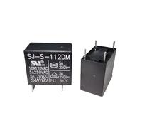 1pc SJ-S-105DM SJ-S-112DM SJ-S-124DM Electromagnetic Power Relay 4 Pins(SJ-S-124DM)