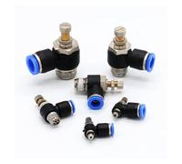 1PC SL 4 6 8 10 12mm Fast connection Pneumatic Fitting M5" 1/8" 1/4" 3/8"1/2" air speed Regulating valve throttle valve IDGTTLDF(12mm OD Hose,M 5)