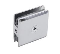 1pc Sleek and This U Clamp in Solid Brass is Perfect for Fixing All Types of Bathroom Panels Up to A Thickness of 12 Mm(Chrome)