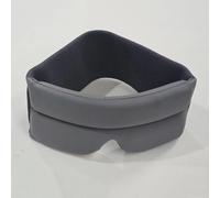 1Pc Sleep Eye Mask, 3D Contoured Sleeping Mask with Wide Band, Zero Eye Pressure Total Blackout Blindfold for Travel(Grey)