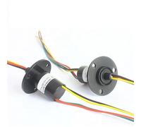 1pc Slip Ring OD22MM 2/3/4/8/12 Wires,5A/10A/30A Rotating Electrical RotaryJoint(22MM 12CH 5A)