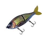 1pc Slow Sinking 145mm 57g Hard Bait Plastic Jointed Obese Joint Hunter Soft Tail Fishing Lure Swim Bait(Color-07)