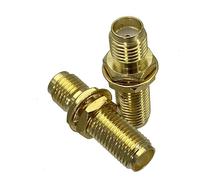 1PC SMA Female To Jack Nut Bulkhead In Series RF Adapter Connector