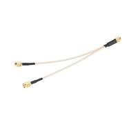 1PC SMA to 2X SMA Male Female Y type Splitter Combiner Jumper Cable Pigtail(C)