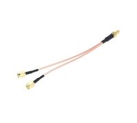 1PC SMA to 2X SMA Male Female Y type Splitter Combiner Jumper Cable Pigtail(D)