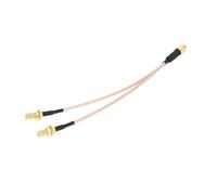 1PC SMA to 2X SMA Male Female Y type Splitter Combiner Jumper Cable Pigtail(E)