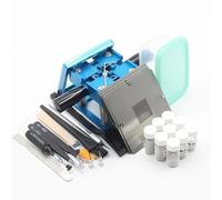 1pc Small 90X90 Blue Bead Planting Table with Handle BGA Ball Planting Table Chip Steel Mesh Multi-Functional Tin Planting Rack(Package D)