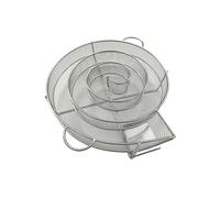 1Pc Smoke Generator Barbecue Rack Cold Stainless Steel Grill Net Outdoor Smoking BBQ Tool Accessories(Circular)