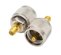 1PC SO-239 SO239 SMA Female To UHF Female RF Coaxial Connector Adapter Straight Copper(SMAK-UHFJ x1)