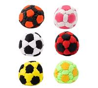 1pc Soccer Hackys Footbag Sacks, Soft Plush Footbags for Adults, Durablity Fleece Juggling Balls, Vibrant Sports Design for Indoor & Outdoor Play, Party Favor, and Coordination Training