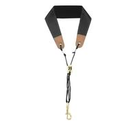 1PC Soft Leather Adjustable Sax Neck Strap Instrument Neck Strap With Metal Hook for Saxophones Sax Accessories