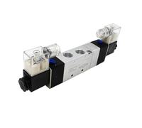 1pc Solenoid Valve 4V330C-10 5/3 Port AC220V DC24V AC110V AC380V Double Coil Three Position Closed Type Valve(DC24V)