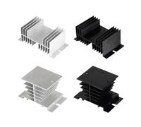 1PC Solid State Relay heat sinks For 10A-25A 10A-120A 40A-120A 10A-100A Radiator fan