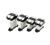 1pc Solid State Relay Radiator Heat Sink SSR Single Phase DIN Rail 10A 25A 40A 60A 80A 100A 120A DC-AC AC-AA DD Zero Crossing(DC control AC,40A)