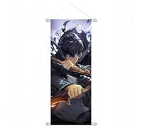1PC Solo Leveling Scroll Poster Wall Hanging Forged Cloth Painting Decor Room Bedroom for fans (STYLE 2)