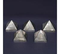 1pc Sparkling Pyrite Pyramid Cluster Crystal Pyrite Polished Pyramid Gemstone Stone