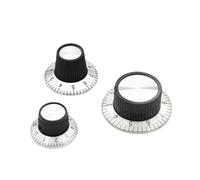 1pc Speed regulating Potentiometer Bakelite Knob Cap Scale C1 C2 C3 Inner Hole 6mm(C3)