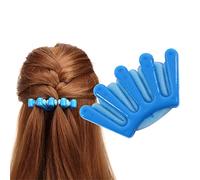 1PC Sponge Hair Braider Multifunctional Hair Braiding Tool French Twist Plait Hair Braider Palm Shaped Diy Hair Styling Accessories(Blue), French Braiding Hair Tool